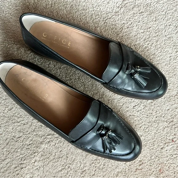 Office Shoes Office London Black Leather Loafers Size Us